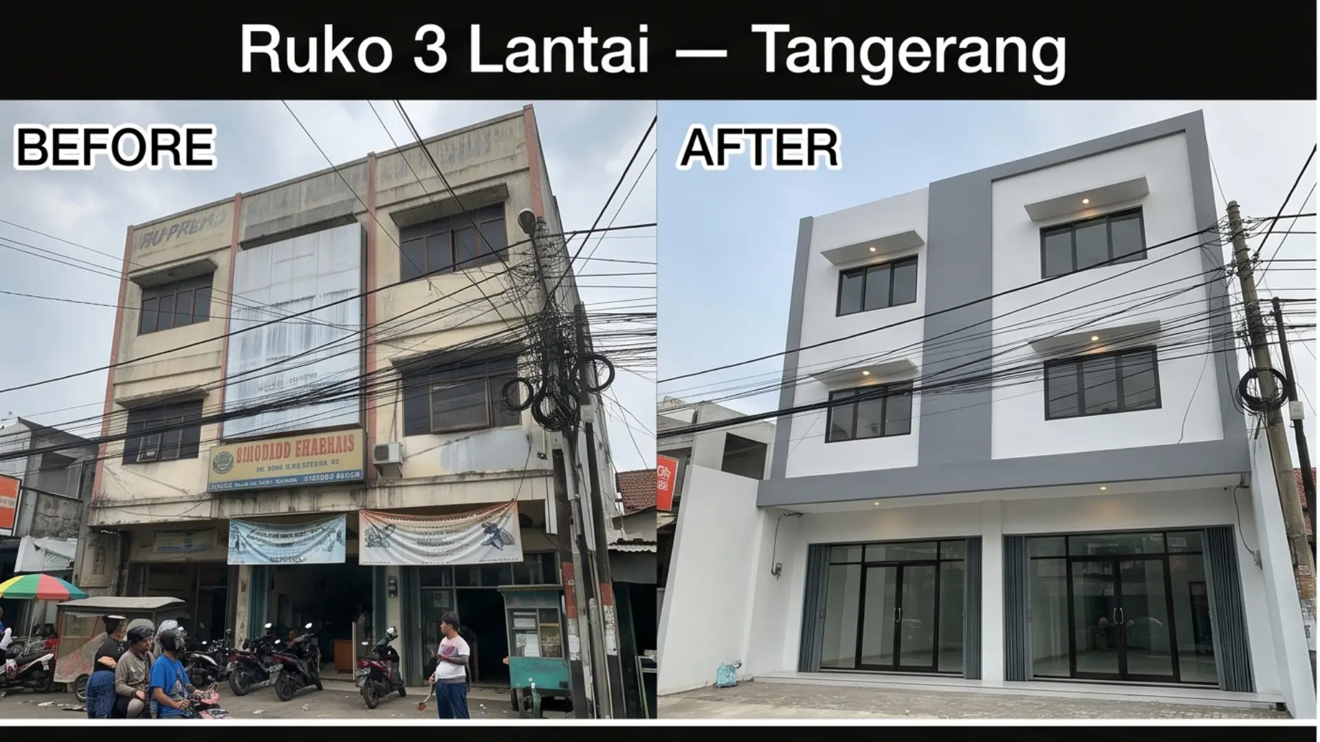 Kontraktor Ruko Jabodetabek - Jasa Bangun Ruko 3 Lantai Tangerang KMP Patrol